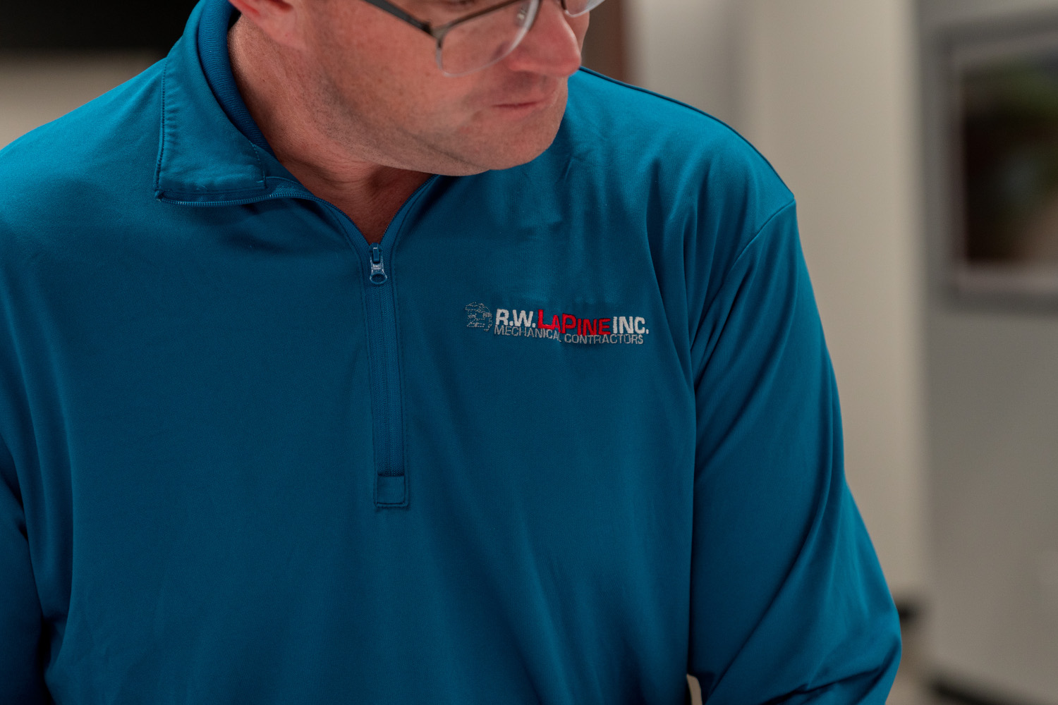 R.W. LaPine's technicians working on Kalamazoo heating and cooling projects.